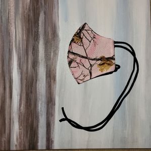 Pink Fall Paisaje Mask (Basic)